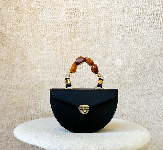 Prie Black with Mustard Tagua Handle Recycled Line