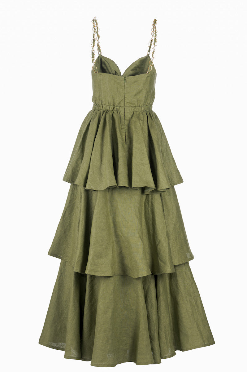 Hempvert Green Hemp & Tagua Dress