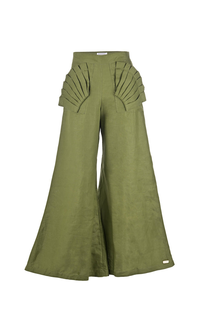 Olive Hemp Pants